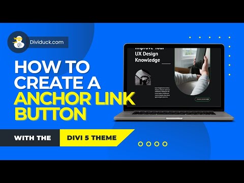 How to Add Anchor Links in Divi 5 (Button to Section Scroll Guide)