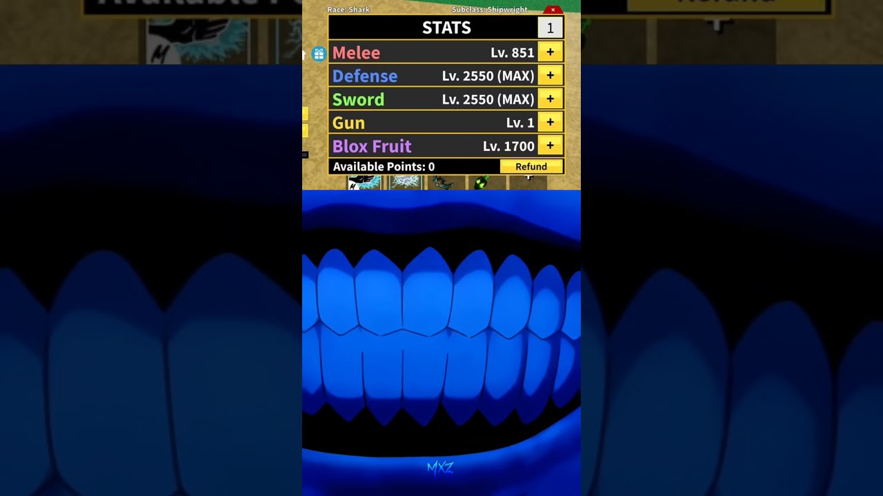 Best Hybrid Stat Roblox Bloxfruits Onepiece Kitsunefruit