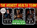 The Highest Possible Health Team in MK Mobile. Over 1 Million Health. IMPOSSIBLE to Lose!