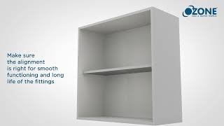 Kitchen & Furniture Fittings - Bi-Fold Lift-Up System | Installation Guide | Ozone screenshot 4