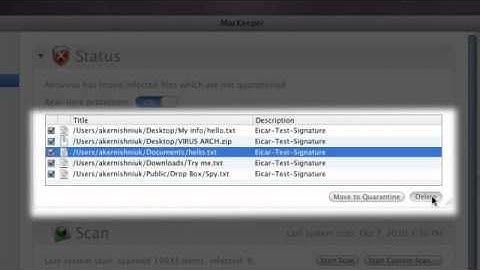 Antivirus: MacKeeper Tutorials