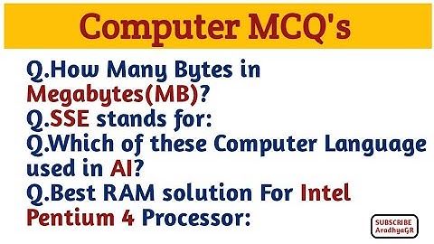 Computer MCQ