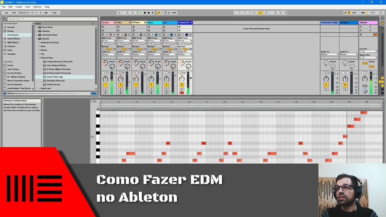 Como Fazer EDM no Ableton | Ableton Live Tutorial - YouTube