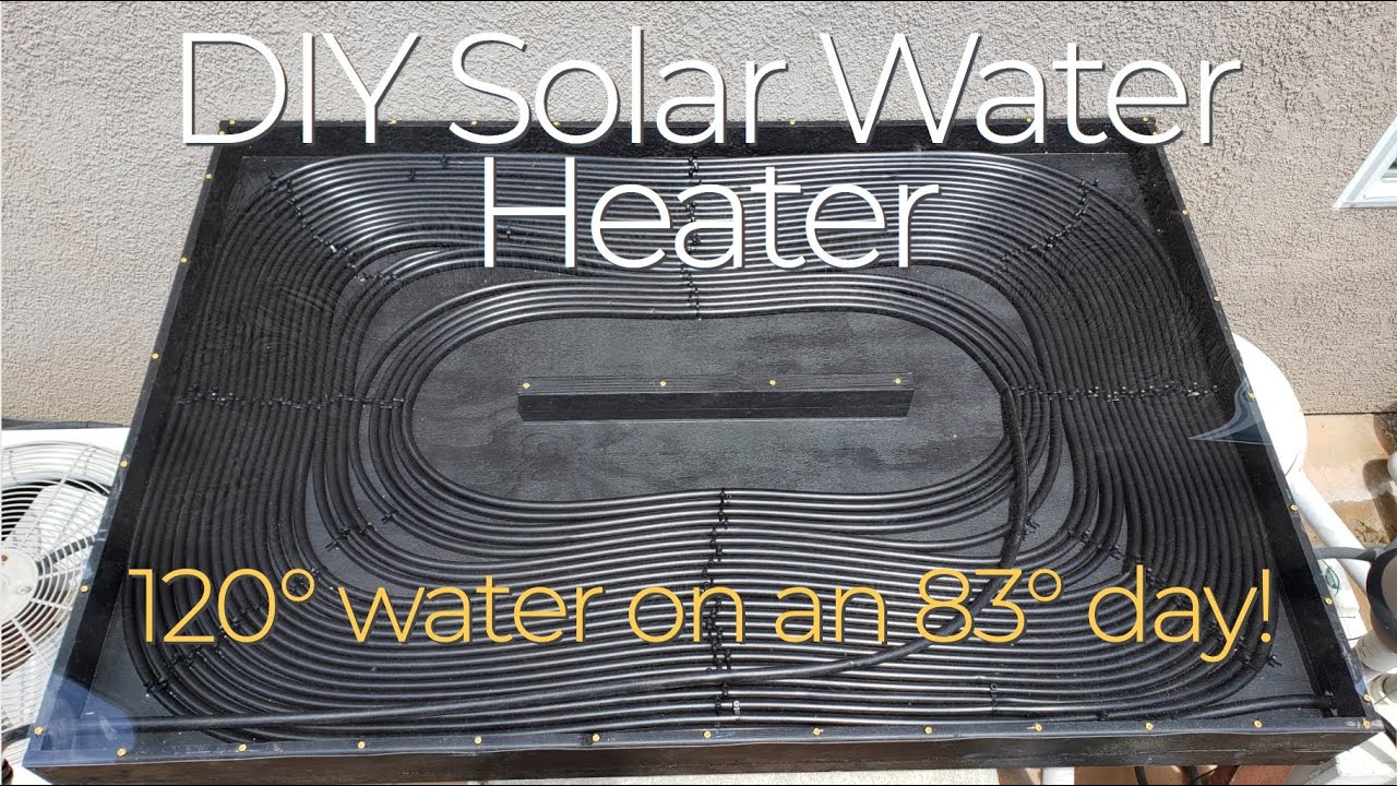 DIY Solar Water Heater Full Build - YouTube