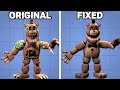 Fixed vs original animatronics in five nights at freddys 3