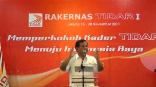 Download Lagu Sambutan Prabowo Subianto di Rakernas TIDAR MP3 Download Lagu Sambutan Prabowo Subianto di Rakernas TIDAR MP3