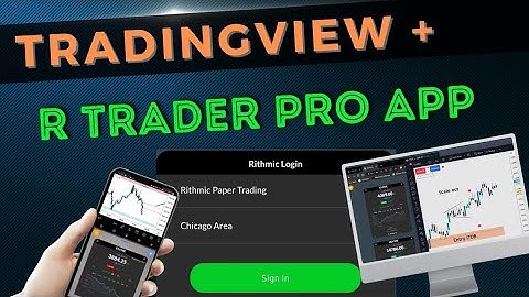 Use Tradingview + With Rithmic  Work Around