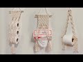 3 Macrame Tissue Holders | Paper Towel Holder | Easy Tutorial