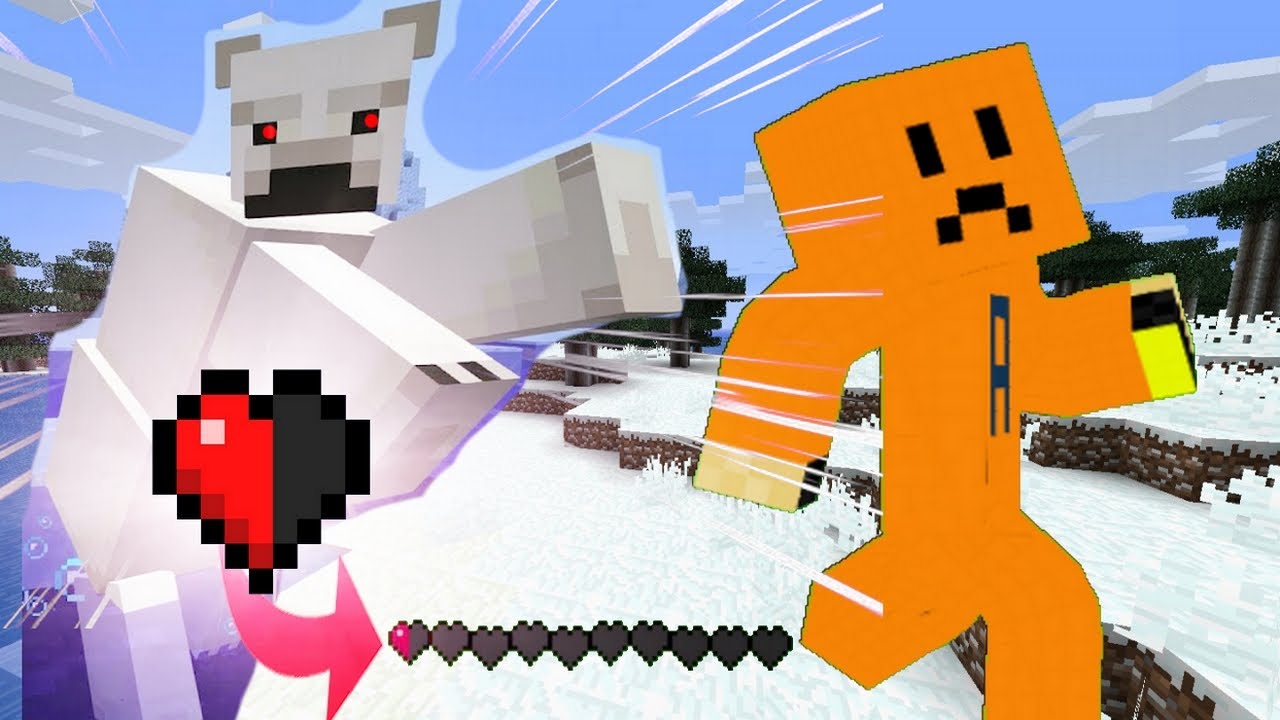 ماعمرك تقرب لشي دب في ماينكرافت Minecraft #03