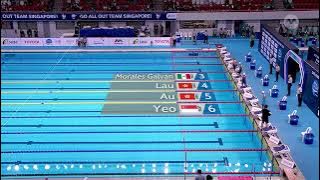 Singapore's Robby Yeo's swim in 100m Breaststroke Youth Final | Para Swimming World Series 2023