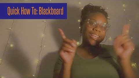 Accessing VSU Blackboard