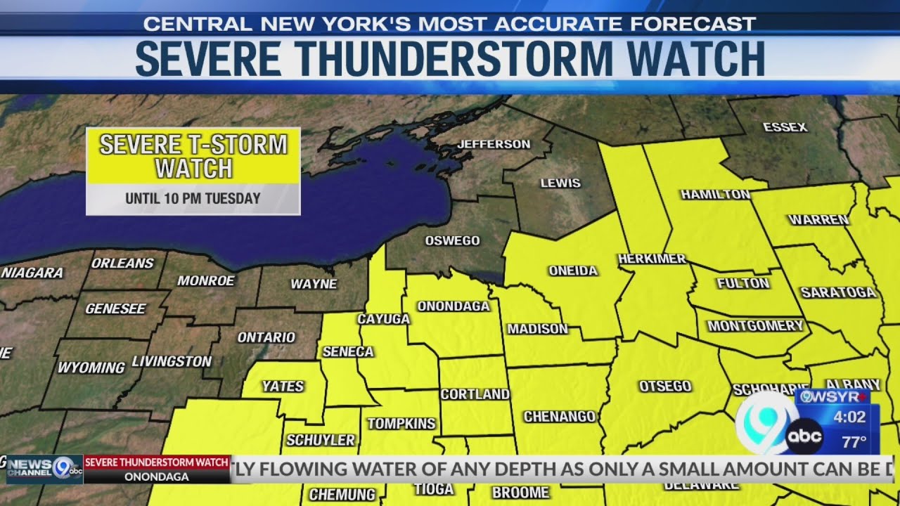 Severe Thunderstorm Watch until 10 pm Tuesday 4-14-2026 - YouTube