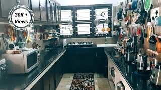 Our 24 years old non modular kitchen tour in tamil | என்னோட kitchen பார்க்கலாம் வாங்க 😊 | Vlog 18