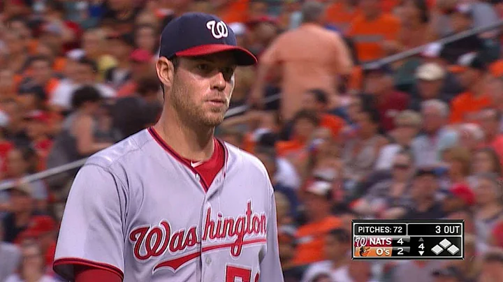 WSH@BAL: Fister allows two runs over seven innings