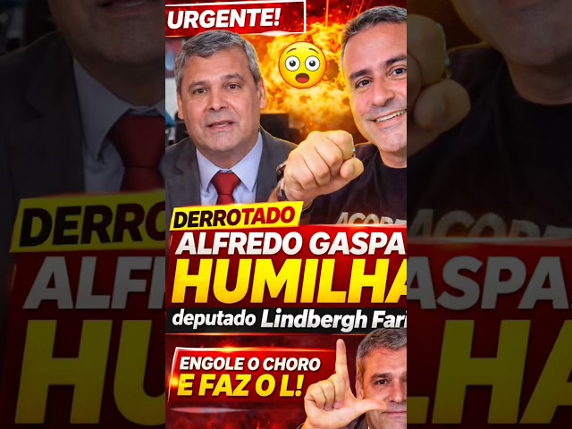 ALFREDO GASPAR HUMILHA LINDBERGH AO VIVO! ENGOLIU SECO! #noticias #politica #jornalismo #bolsonaro