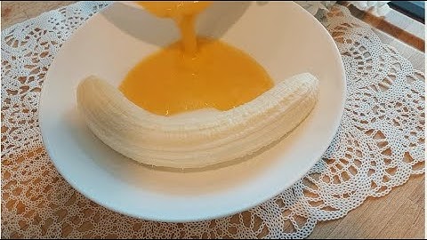 If you have 1 banana and 2 eggs, make this 5 minutes recipe for breakfast