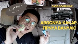 GOKIL! JADI TAKSI ONLINE SELAMA 3 JAM TEMBUS 400 RIBU?? | ONBID GOCAR LUXE, TIPNYA MELIMPAH!