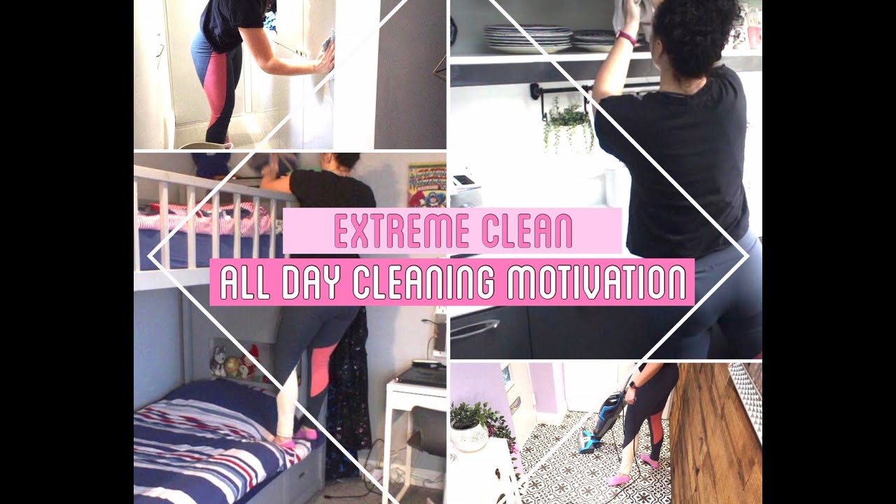 ALL DAY EXTREME CLEAN WITH ME 2020 | EXTREME CLEANING MOTIVATION ...