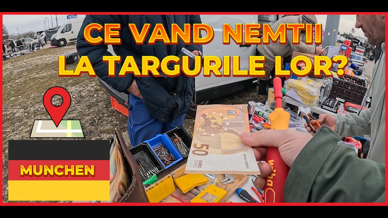 Germania nu dezamăgește! 🇩🇪 Ce găsești la un târg de vechituri din München – WIHA și altele.