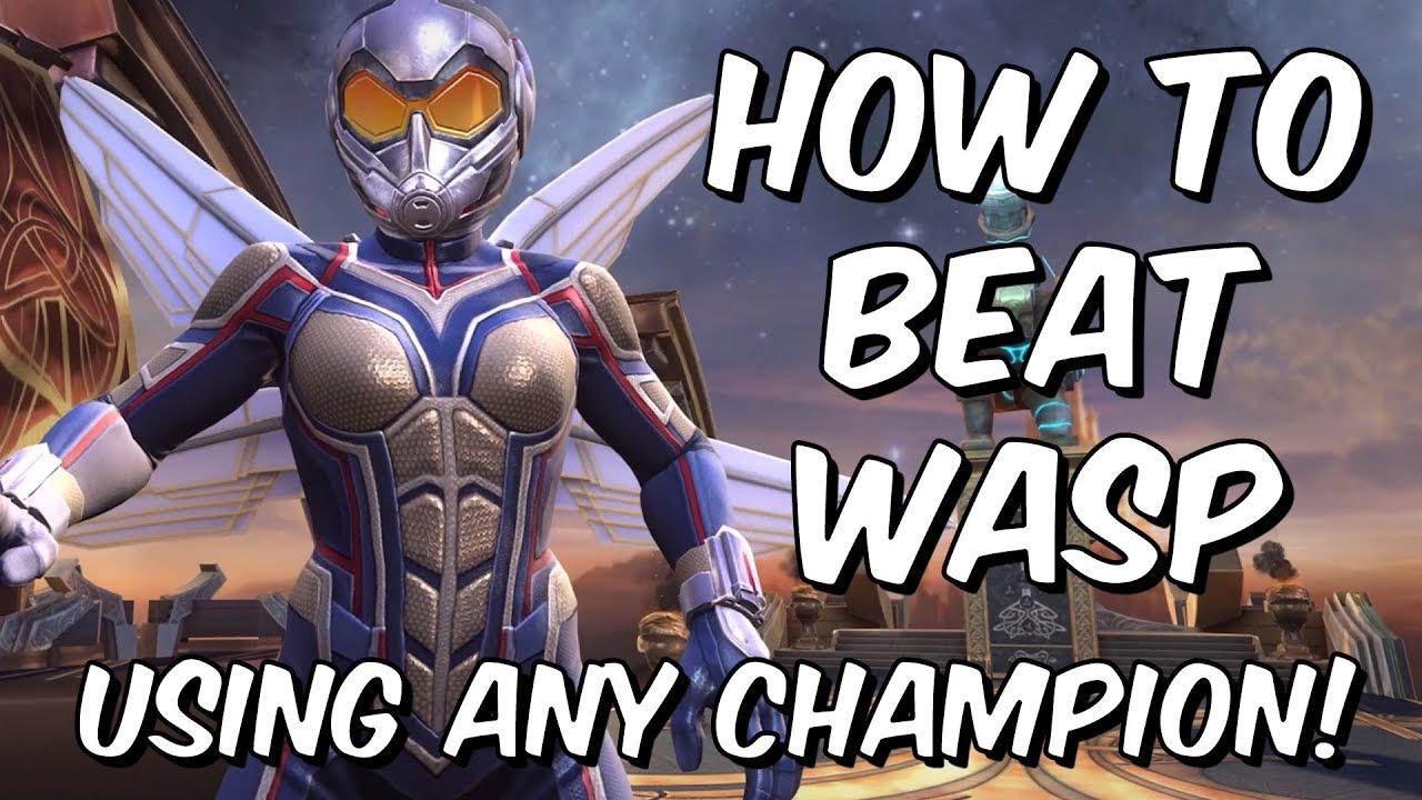 How To Beat Wasp Using Any Champion - Marvel Contest Of Champions