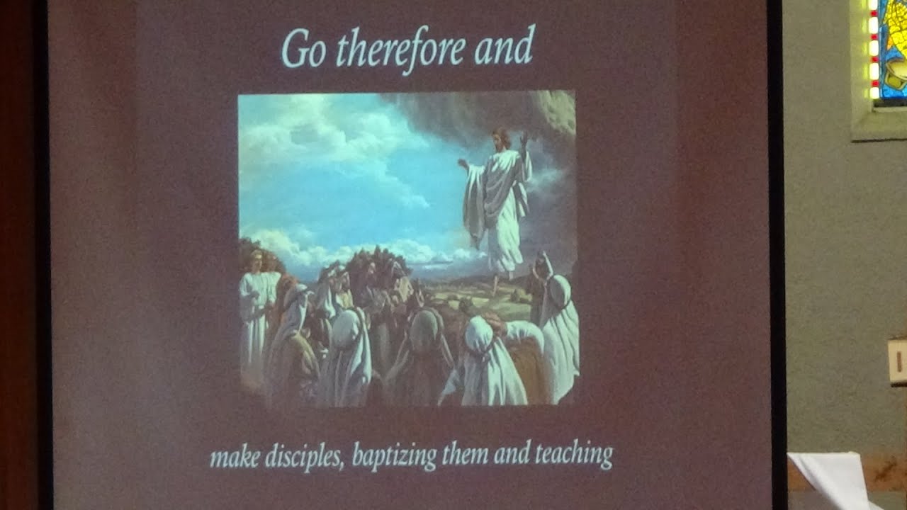 Holy Trinity 6/4/23 Go therefore and make disciples of all nations ...