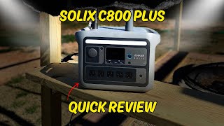 Anker Solix C800 Plus Solar Generator: Lightning Quick Review! by RANDOMFIX 367 views 2 months ago 4 minutes, 29 seconds