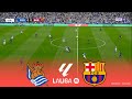 REAL SOCIEDAD Vs BARCELONA Live La Liga 2026 18 January 2026 Simulation PES 2021 Gameplay