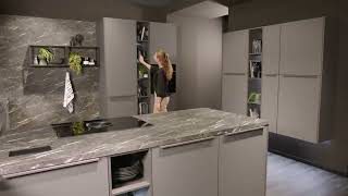 Fingerprint-Free Matt Finish Cabinets | Sleek & Modern German Kitchen by Kudos Interior Designs screenshot 4