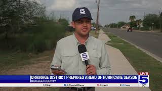 Hidalgo County crews set up mobile pumps ahead of potential severe weather