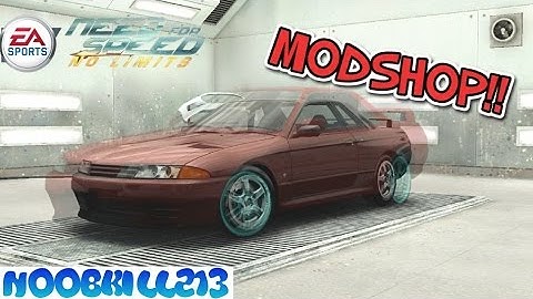 Need For Speed No Limits Mod Shop!!