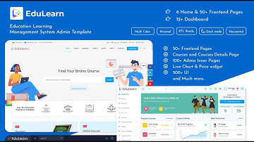 Education Bootstrap 5 Admin Template Dashboard with LTR Light Theme