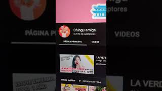 cuanto GANA CHINGU AMIGA en YOUTUBE #shorts