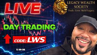 LIVE Day Trading | Legacy Wealth Society (Tradeify, Lucid, Take Profit Trader, Apex)