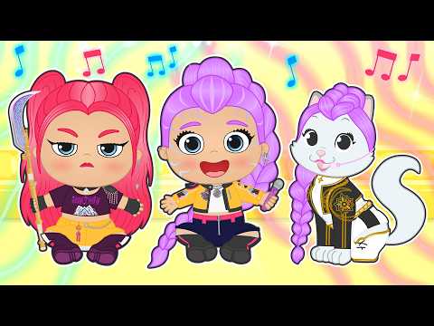 ALEX AND LILY BABIES 🎤😈 K-POP and Superhero Costume Challenge! ⚡ Video Compilation for Kids