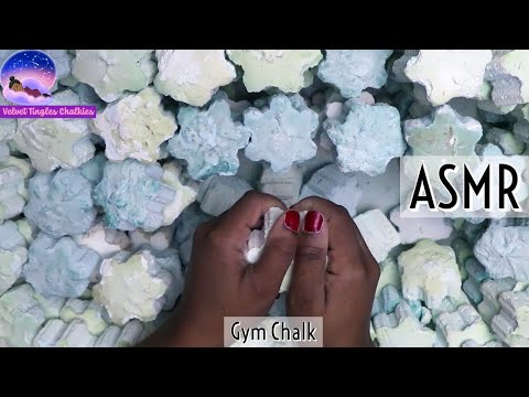 150 Snowflakes colours Reforms Crumble| #150colourreformsseries| Gym chalk crumble| [ASMR Gym Chalk]