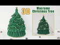 DIY Tutorial ☆ How To Make 3D Macrame Christmas Tree ? (Árbol de Navidad)