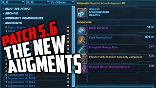 SWTOR Patch 5.6 New Augments Available for Crafting