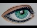 CÓMO DIBUJAR UN OJO CON COLORES SIMPLES (PRISMACOLORS)