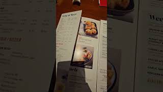Red Lobster menu
