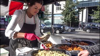 Italian Pasta, German Bratwurst and More Street Food in Aldgate, London New Market