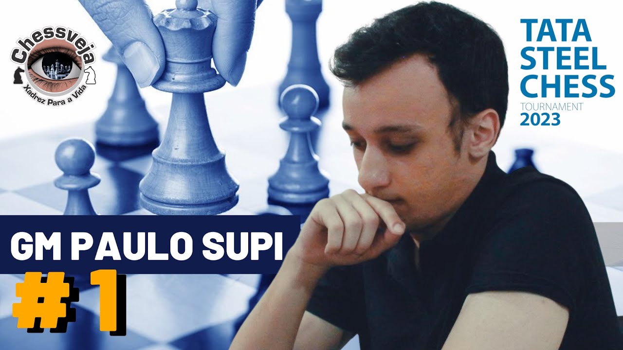 Supi vence o mais novo GM de toda a história do xadrez no Tata Steel e  finaliza em alta!