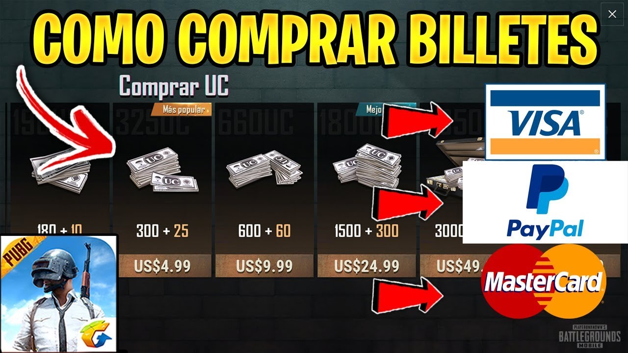 COMO COMPRAR BILLETES EN PUBG MOBILE? | METODO FACIL Y SEGURO ...