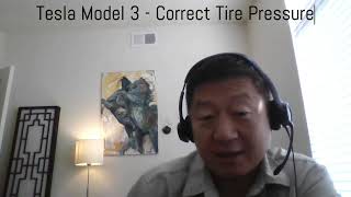 Tesla Model 3 - Correct Tire Pressure