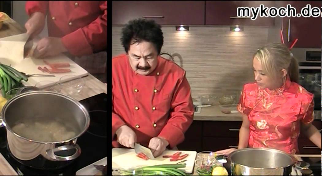 mykoch.de- Rezept Tom kha Gai sauer-scharfe Kokossuppe