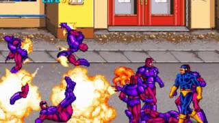 X-Men 4 Players ver UBB MAME Gameplay video Snapshot -Rom name xmen-
