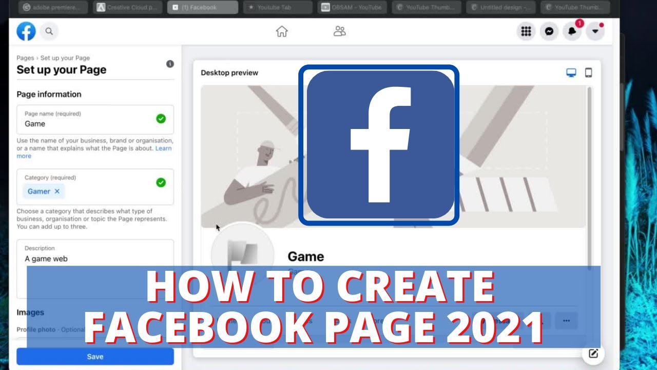 How to set up Facebook business page 2021 - YouTube
