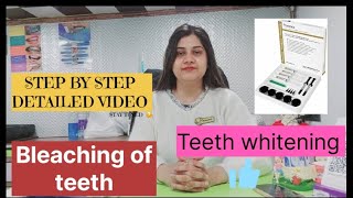 Dental Bleaching/ Teeth Whitening kit #teethwhitening #dental #shorts #ytshorts #whiteteeth #dentist
