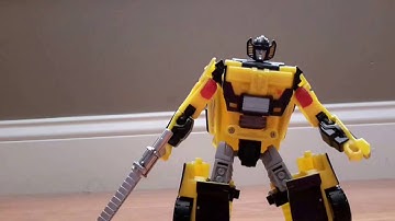 Transformers Generations: Combiner Wars: Sunstreaker Stop-motion