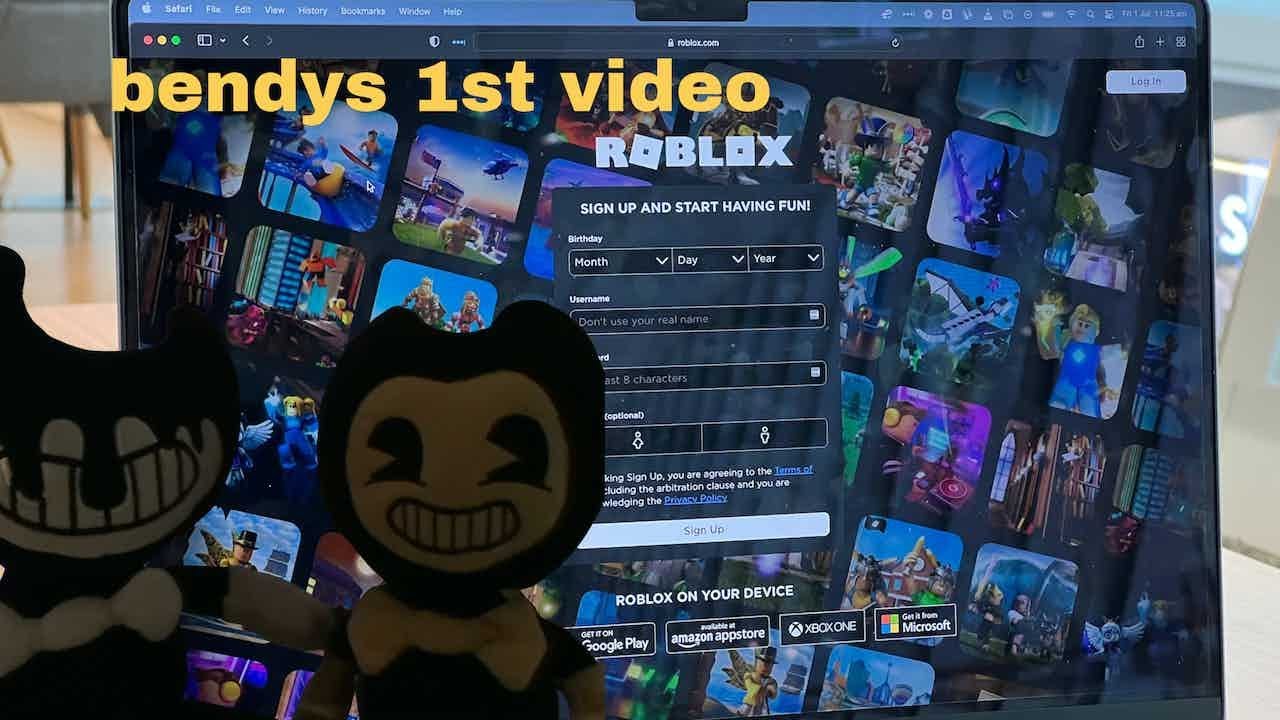 bendy makes a Roblox video? plush video - YouTube