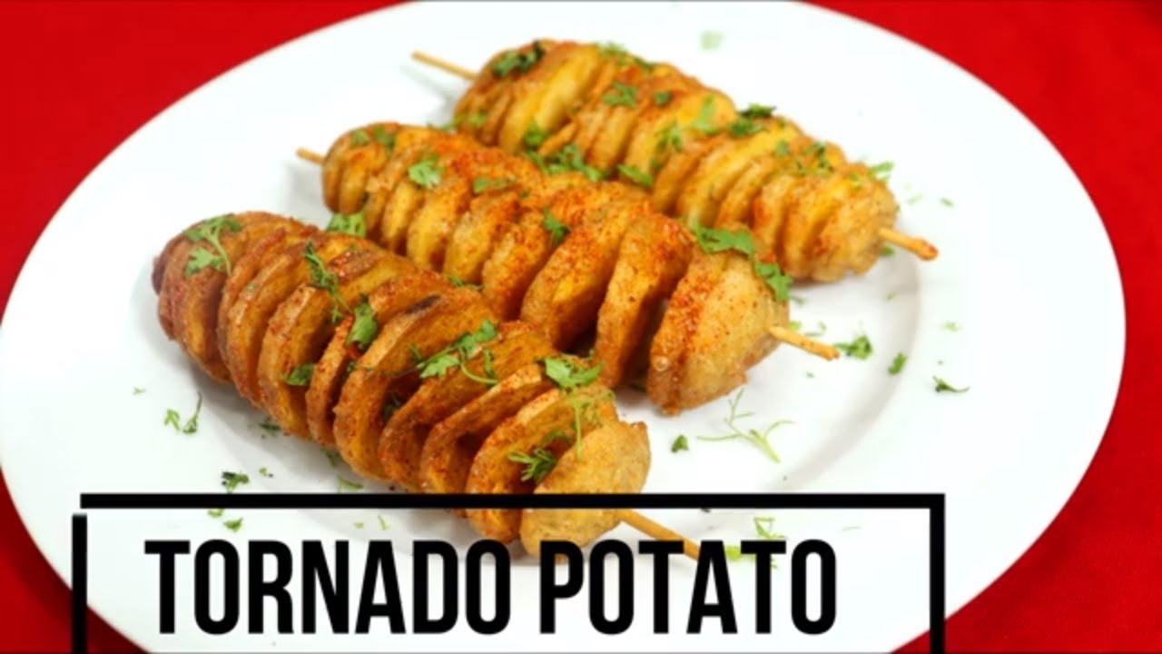 Tornado Potato Recipe without Machine Street Style Potato Twister